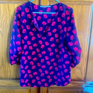 Pretty patterned blouse!!! Such great flowy fabric! Unlike anything you have!